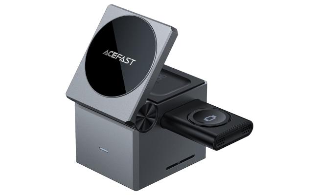 ACEFAST E18 3-in-1 Desktop Wireless Charging Station for Phone / Smart Watch / Earbuds